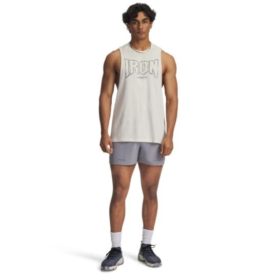 Zdjęcie produktu Męskie spodenki treningowe Under Armour Project Rock Ultimate Short - szare