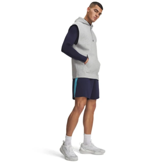 Zdjęcie produktu Męskie spodenki treningowe Under Armour Tech Vent 7in Jacq Shrts - granatowe