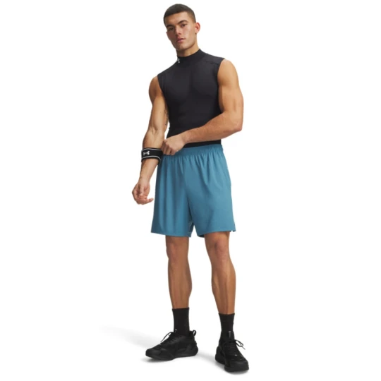 Zdjęcie produktu Męskie spodenki treningowe Under Armour Tech Vent 7in Shorts - niebieskie