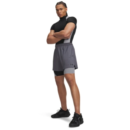 Zdjęcie produktu Męskie spodenki treningowe Under Armour UA HeatGear Elite Long Shorts - czarne