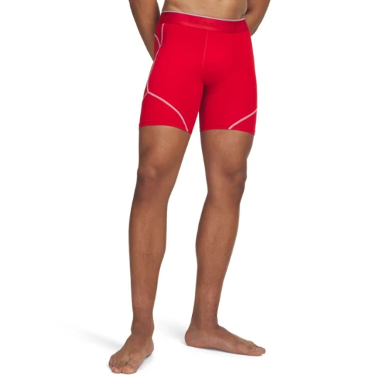 Zdjęcie produktu Męskie spodenki treningowe Under Armour UA HeatGear Elite Long Shorts - czerwone