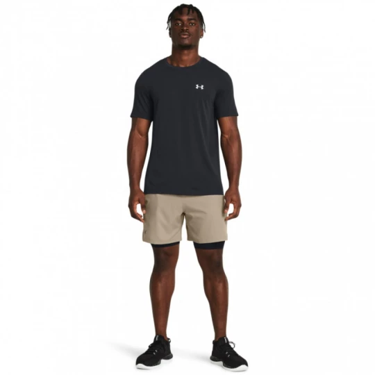 Zdjęcie produktu Męskie spodenki treningowe Under Armour UA Vanish Woven 2in1 Shorts - beżowe