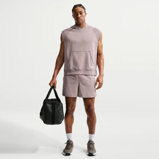 Zdjęcie produktu Męskie spodenki treningowe z dzianiny Dri-FIT 13 cm Nike N.A.C. - Szary
