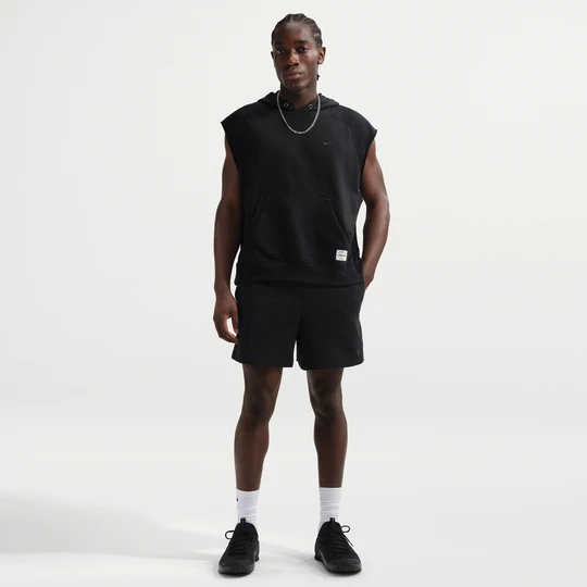 Zdjęcie produktu Męskie spodenki treningowe z dzianiny Dri-FIT 13 cm Nike N.A.C. - Czerń