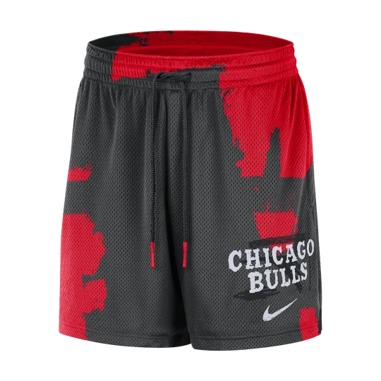 Zdjęcie produktu Męskie spodenki treningowe z siateczki Jordan Dri-FIT NBA Chicago Bulls Courtside - Czerń