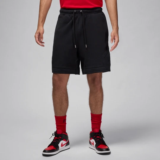 Zdjęcie produktu Męskie spodenki z motywem otwartego rombu Jordan Flight Fleece - Czerń