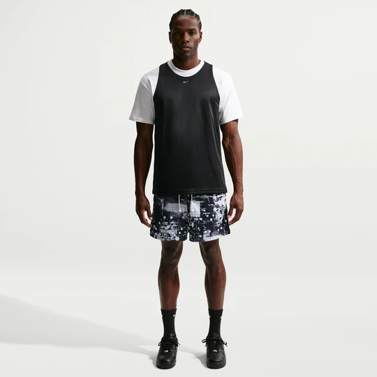 Zdjęcie produktu Męskie spodenki z siateczki do koszykówki Dri-FIT Nike Standard Issue 13 cm - Biel
