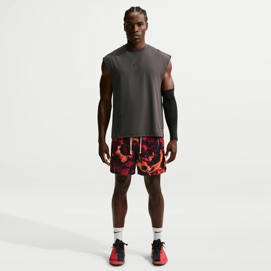 Zdjęcie produktu Męskie spodenki z siateczki do koszykówki Dri-FIT Nike Standard Issue 13 cm - Czerwony