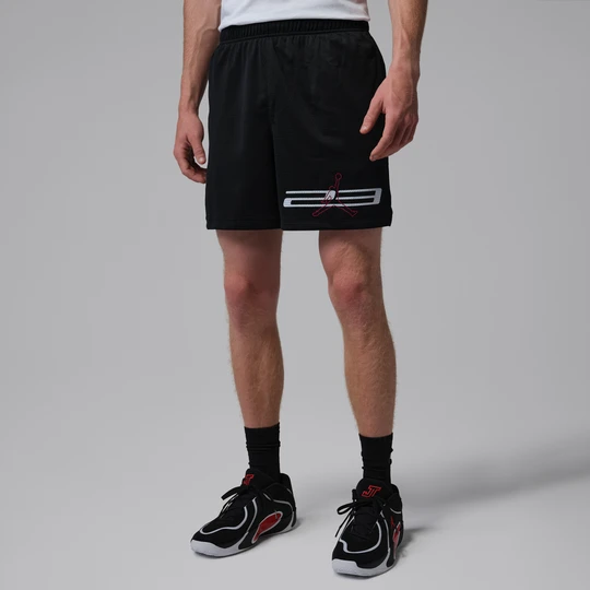 Zdjęcie produktu Męskie spodenki z siateczki z grafiką Dri-FIT Jordan - Czerń