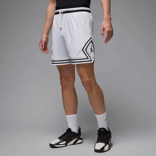 Zdjęcie produktu Męskie spodenki z siateczki z motywem rombu Dri-FIT Jordan Sport - Biel