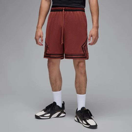Zdjęcie produktu Męskie spodenki z siateczki z motywem rombu Dri-FIT Jordan Sport - Brązowy