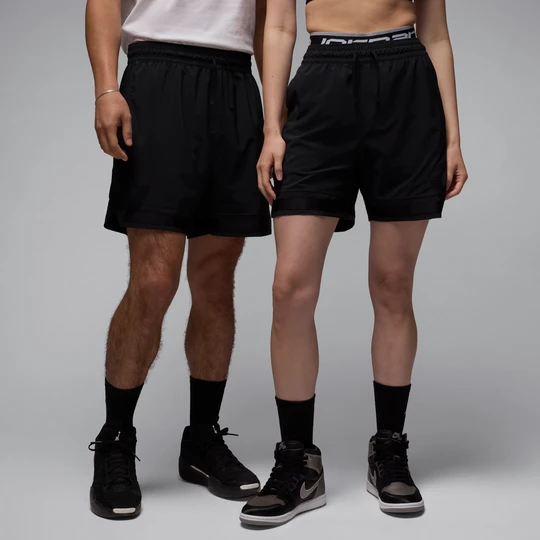 Zdjęcie produktu Męskie spodenki z tkaniny z motywem otwartego rombu Dri-FIT Jordan Sport - Czerń