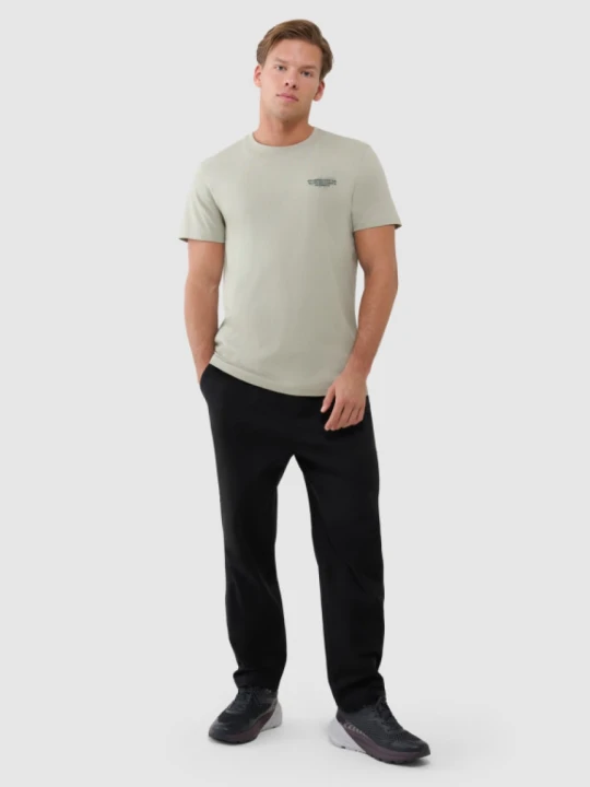 Zdjęcie produktu Męskie spodnie casual 4F 4FWSS25TTROM0999 - czarne