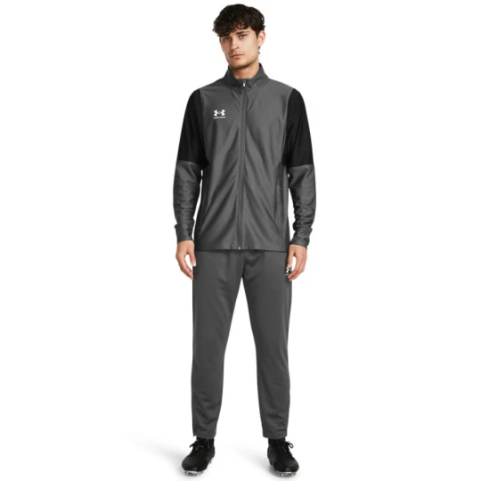 Zdjęcie produktu Męskie spodnie do piłki nożnej Under Armour UA M\'s Challenger Pique Pant - szare