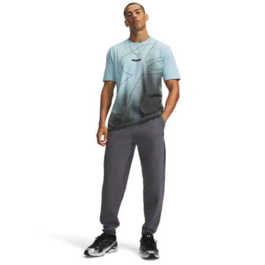 Zdjęcie produktu Męskie spodnie dresowe joggery Under Armour UA Unstoppable Flc Joggers - szare