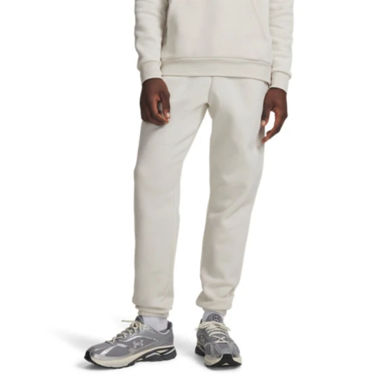 Zdjęcie produktu Męskie spodnie dresowe Under Armour UA Essential Fleece Jogger - białe
