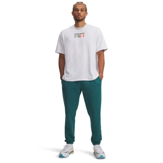 Zdjęcie produktu Męskie spodnie dresowe Under Armour UA Essential Fleece Jogger - zielone