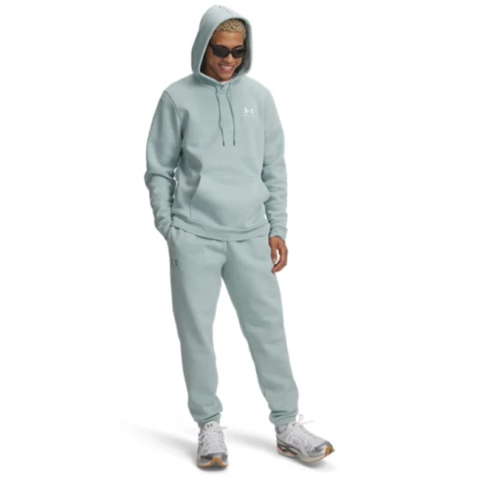 Zdjęcie produktu Męskie spodnie dresowe Under Armour UA Essential Fleece Jogger - zielone