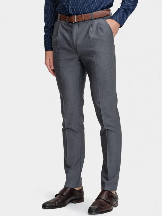 Zdjęcie produktu Męskie spodnie MANUELE 04001B07GRA Giacomo Conti ciemnoszary