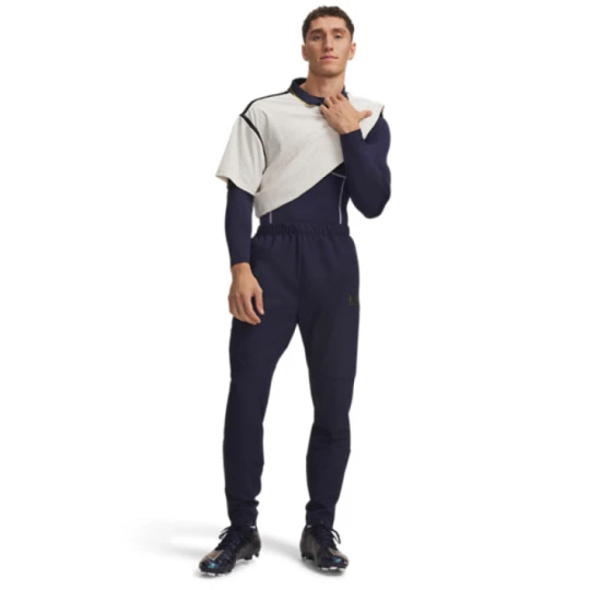 Zdjęcie produktu Męskie spodnie piłkarskie Under Armour UA Challenger Elite Storm Pant - granatowe