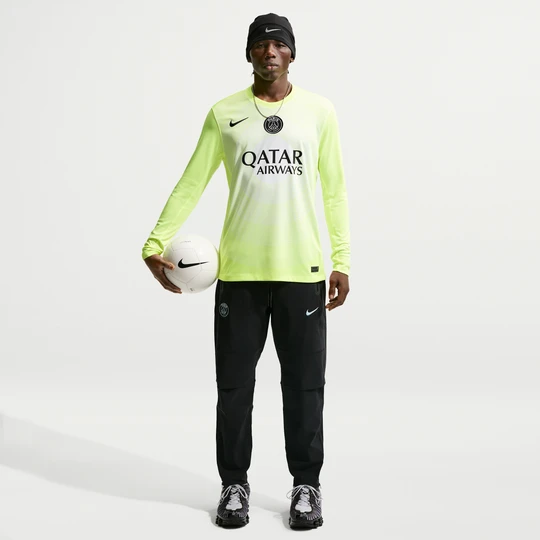 Zdjęcie produktu Męskie spodnie piłkarskie z tkaniny Nike Paris Saint-Germain Tech - Czerń