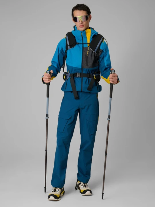 Zdjęcie produktu Męskie spodnie trekkingowe 4F 4FRSS26TFTRM1438 - granatowe