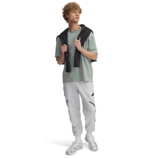 Zdjęcie produktu Męskie spodnie treningowe cargo UA Unstoppable Cargo Pant - szare Under Armour