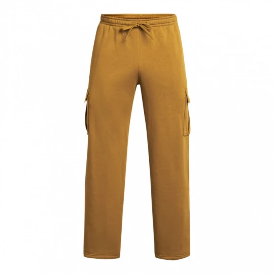Zdjęcie produktu Męskie spodnie treningowe Under Armour Project Rock Icon Fleece Tools Of The Trade Pants - brązowe