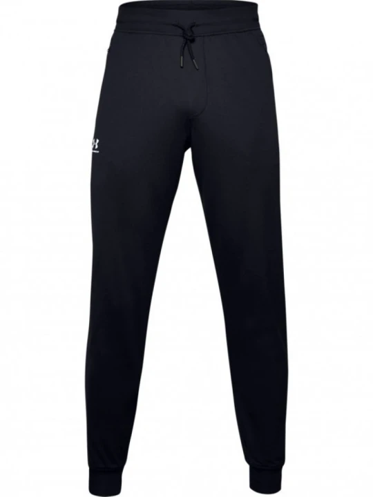 Zdjęcie produktu Męskie spodnie treningowe UNDER ARMOUR SPORTSTYLE TRICOT JOGGER - czarne