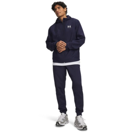 Zdjęcie produktu Męskie spodnie treningowe Under Armour Sportstyle Tricot Jogger - granatowe
