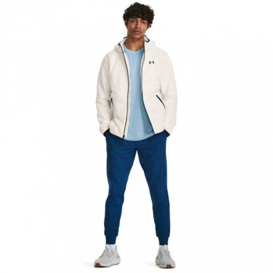 Zdjęcie produktu Męskie spodnie treningowe Under Armour UA Unstoppable Txtr Jogger - granatowe