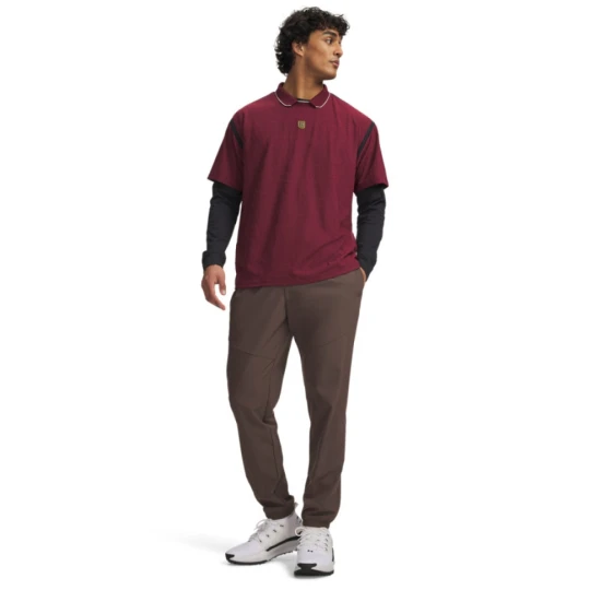 Zdjęcie produktu Męskie spodnie treningowe Under Armour UA Vibe Woven Pants - brązowe