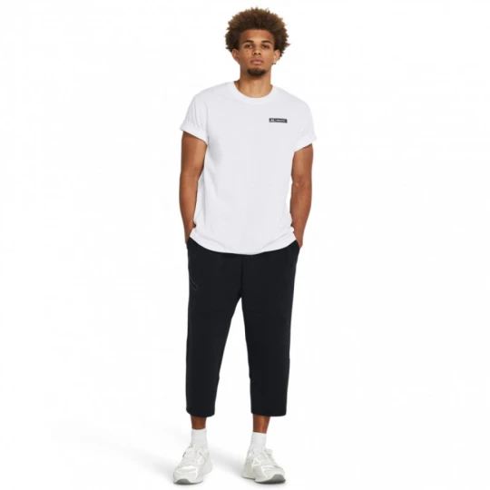 Zdjęcie produktu Męskie spodnie treningowe Under Armour Unstoppable Flc Baggy Crop - czarne
