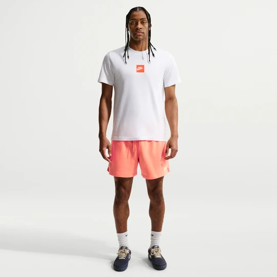 Zdjęcie produktu Męskie swobodne spodenki z dzianiny dresowej Nike Club - Pomarańczowy