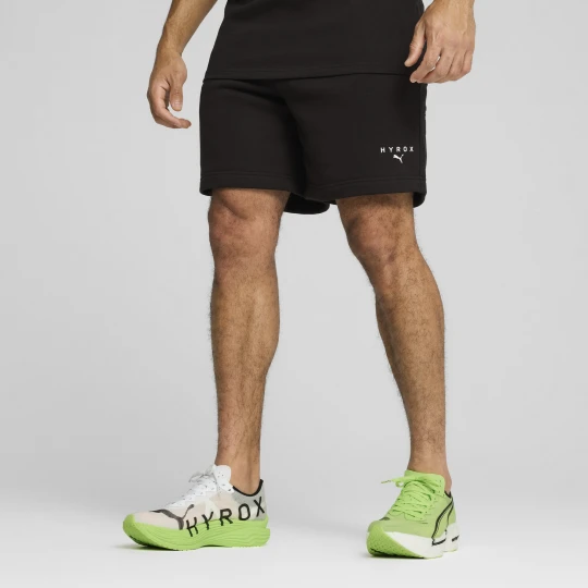 Zdjęcie produktu Męskie szorty dresowe PUMA × HYROX, Odzież, Czarny