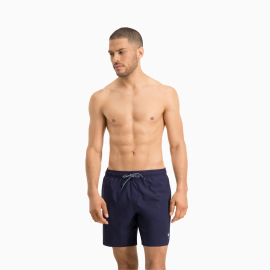 Zdjęcie produktu Męskie szorty pływackie o śCzerwonyniej długości PUMA Swim, Odzież, Niebieski Navy