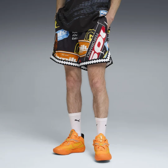 Zdjęcie produktu Męskie szorty PUMA x FAST & FURIOUS 6" z siateczki, Odzież, Czarny