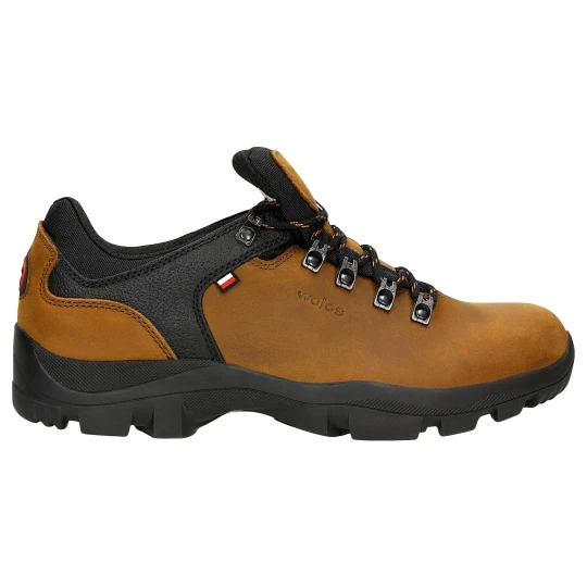 Zdjęcie produktu Brązowe buty trekkingowe męskie 9377-83 Wojas
