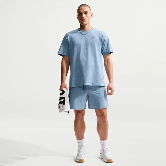 Zdjęcie produktu Męskie uniwersalne spodenki bez podszewki Dri-FIT Nike Unlimited 18 cm - Niebieski