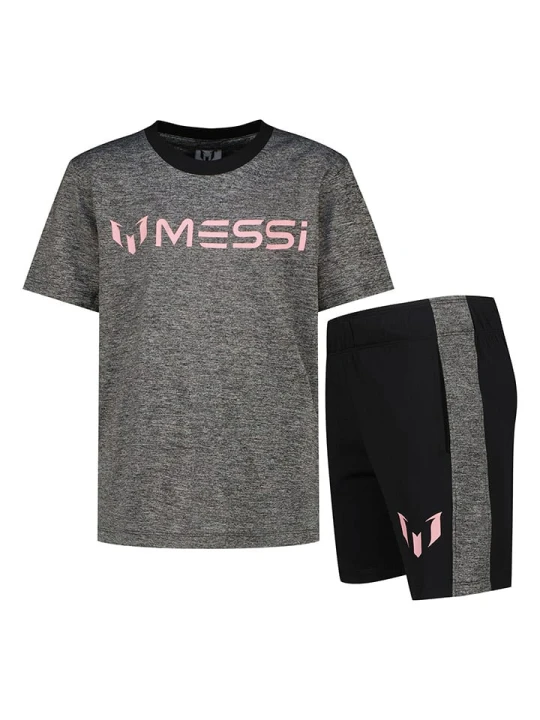 Zdjęcie produktu Messi Piżama w kolorze szaro-czarnym rozmiar: 152