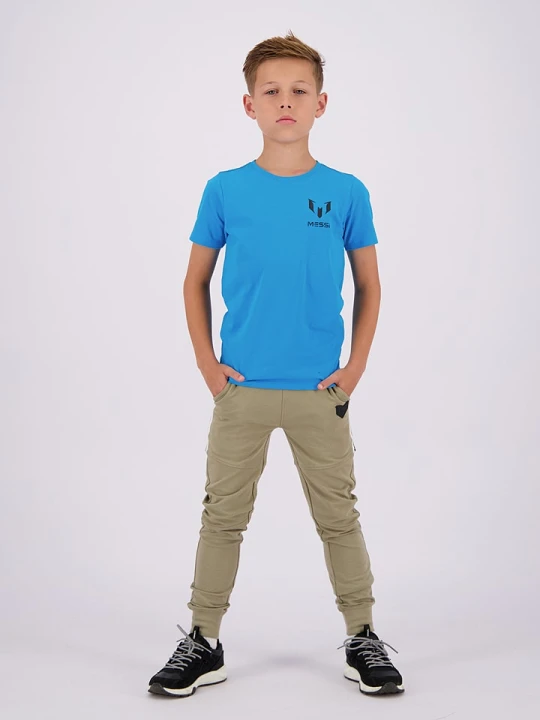 Zdjęcie produktu Messi Spodnie dresowe w kolorze khaki rozmiar: 158 / 164