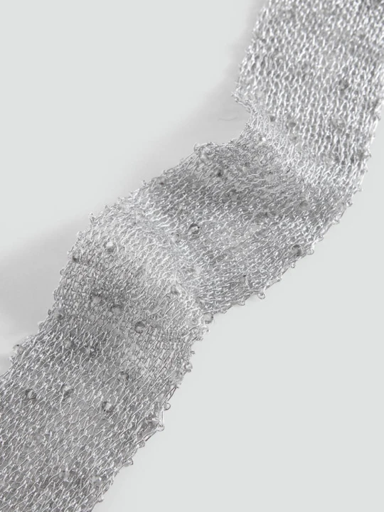 Zdjęcie produktu Metaliczny choker naszyjnik srebrny - Teen - Rozmiar uniwersalny - MANGO TEEN