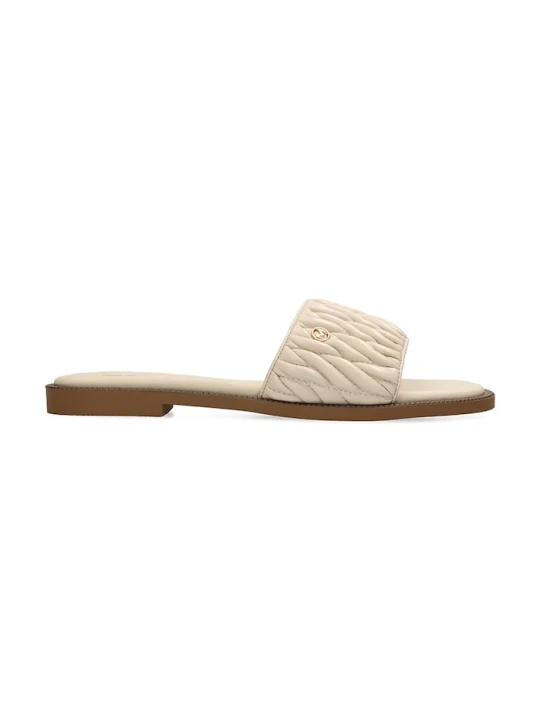Zdjęcie produktu Mexx klapki na płaskim obcasie damskie TULLA ZUMO Sandal beżowy