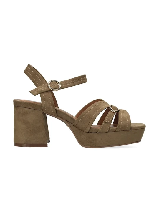 Zdjęcie produktu Mexx sandały na słupku TOBIE NICKY Heeled sandal brązowy