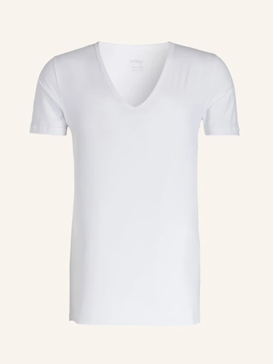 Zdjęcie produktu Mey Koszulka W Serek Z Serii Dry Cotton weiss BIAŁY