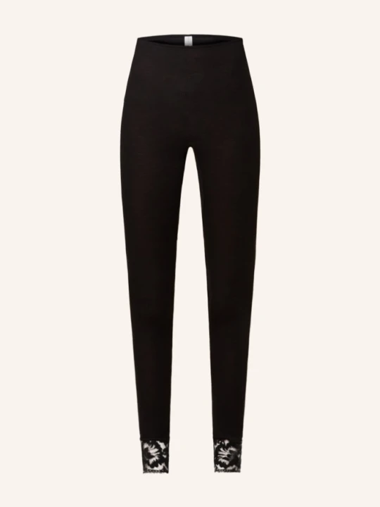 Zdjęcie produktu Mey Legginsy Z Serii Wool Love Z Wełny Merino Z Dodatkiem Jedwabiu schwarz CZARNY