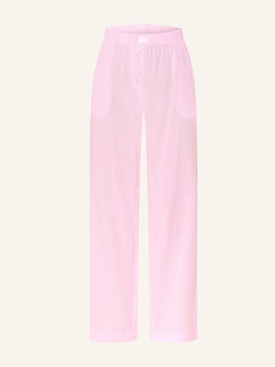 Zdjęcie produktu Mey Spodnie Od Piżamy Z Serii Cotton Stripes rosa