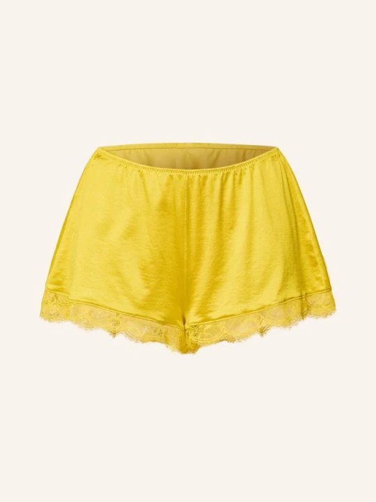 Zdjęcie produktu Mey Szorty Do Spania Z Serii Shine Lace Z Koronką gold CIEMNOŻÓŁTY