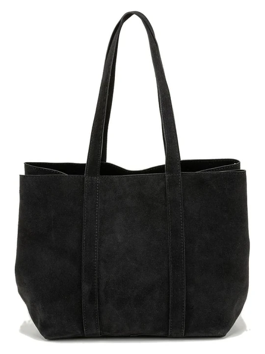 Zdjęcie produktu Mia Tomazzi Shopper bag "Belisario" w kolorze czarnym - 48 x 25 x 15 cm rozmiar: onesize