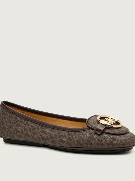Zdjęcie produktu Michael Kors Baleriny Lillie | z dodatkiem skóry brązowy